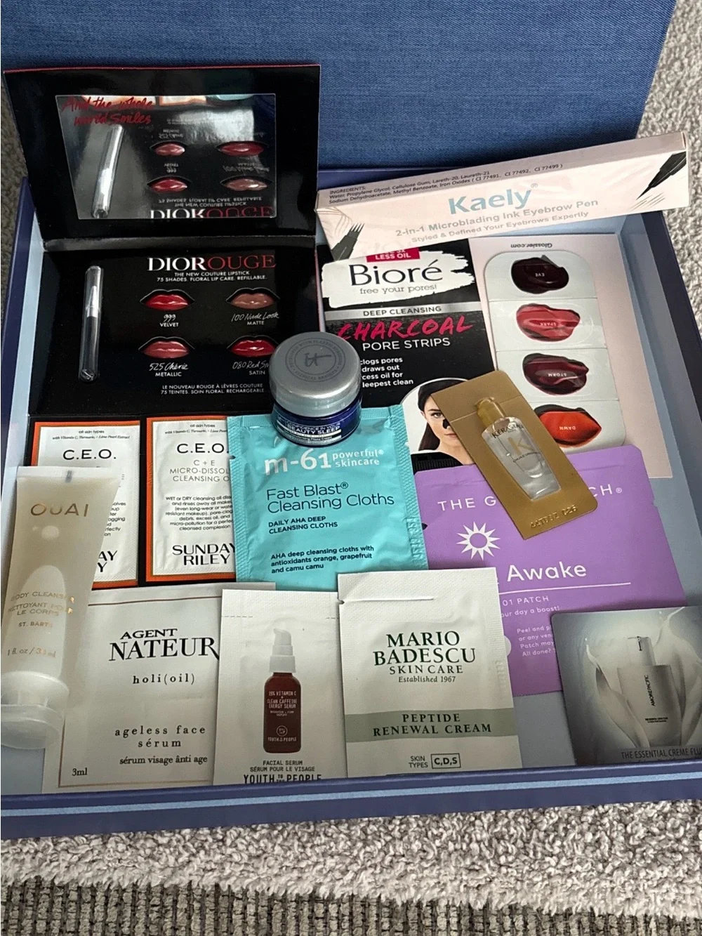 Beauty & Skincare Sample Lot Dior Sunday Riley OUAI IT Cosmetics Mario Badescu